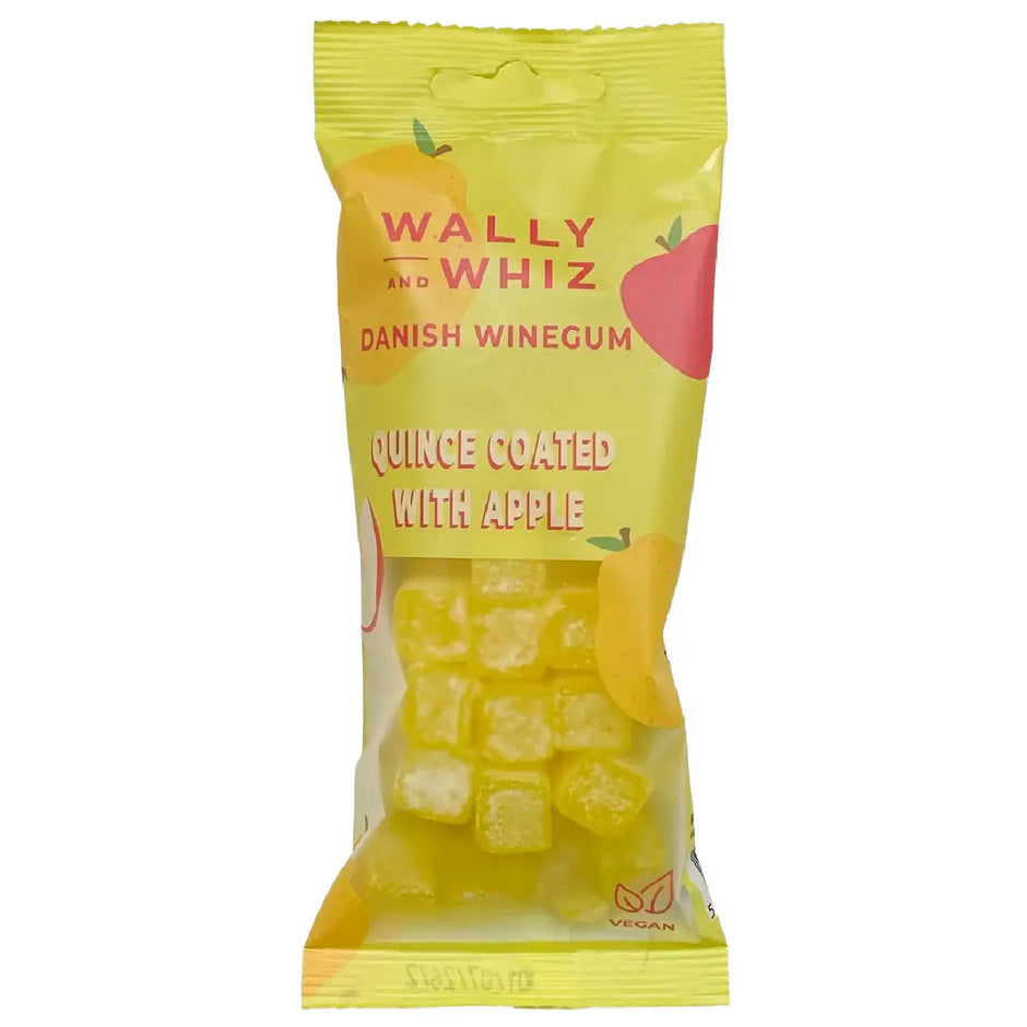 Wally and Whiz Kvæde med Æble 57 g gourmetvingummi med frugtig æblesmag