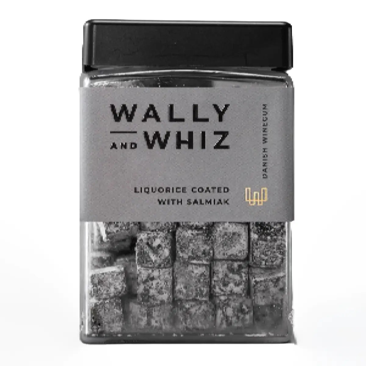 Wally and Whiz Lakrids med Salmiak 240 g gourmetvingummi med intens lakridssmag