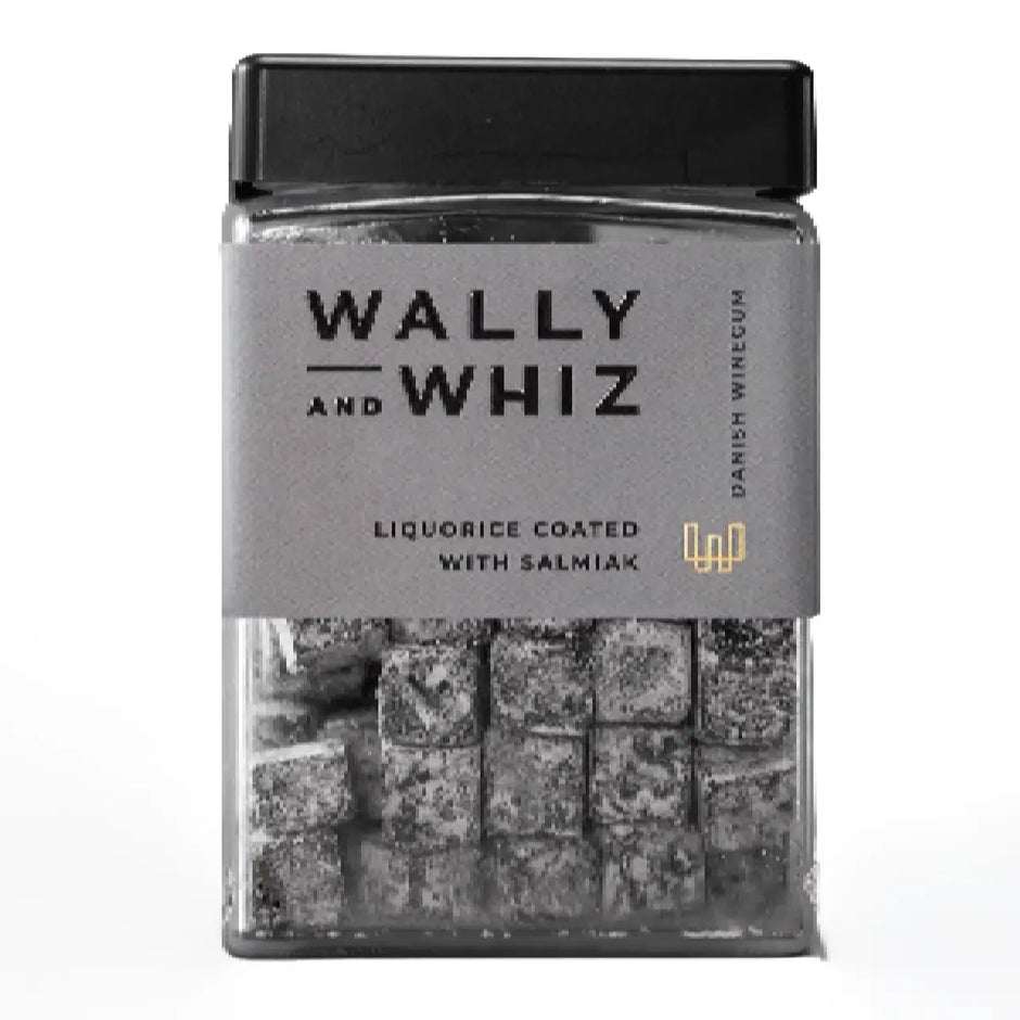 Wally and Whiz Lakrids med Salmiak 240 g gourmetvingummi med intens lakridssmag