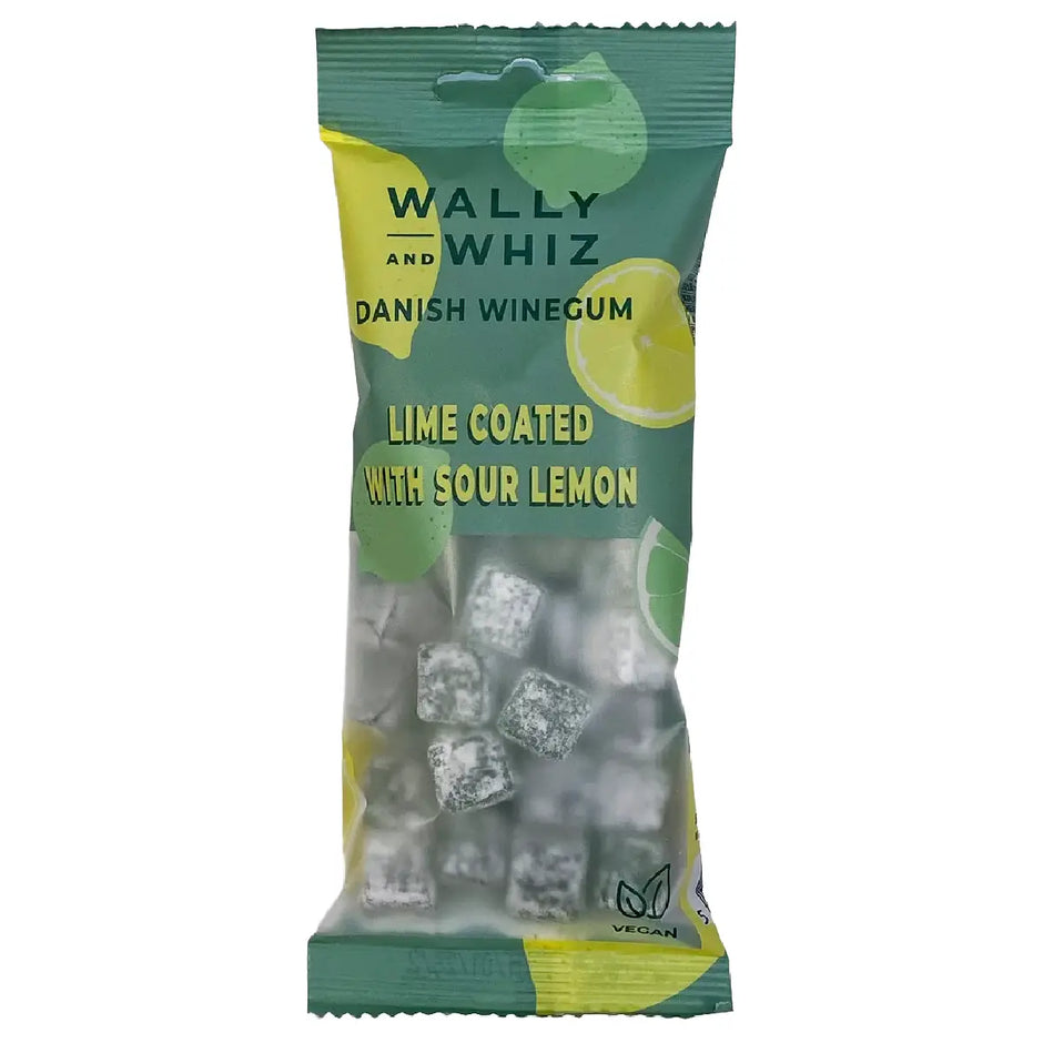 Wally and Whiz Lime med Sur Citron 57 g gourmetvingummi med syrlig citronsmag