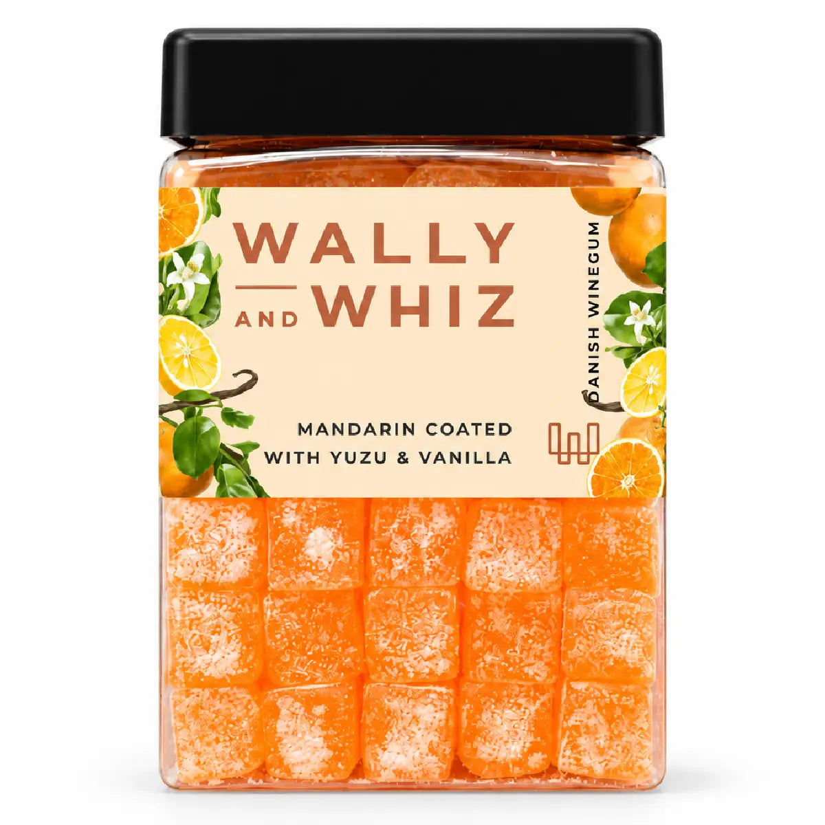 Wally and Whiz Mandarin med Yuzu og Vanilje 240 g gourmetvingummi