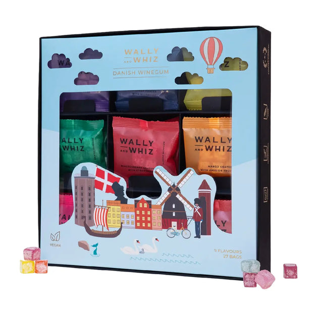 Wally and Whiz The Selection Box 297 g gaveæske med forskellige gourmetvingummier