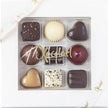 Xocolatl Christiansfelder Star 9 80 g med ni fyldte chokolader