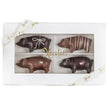 Xocolatl Four Piggies 95 g marcipangrise med chokolade