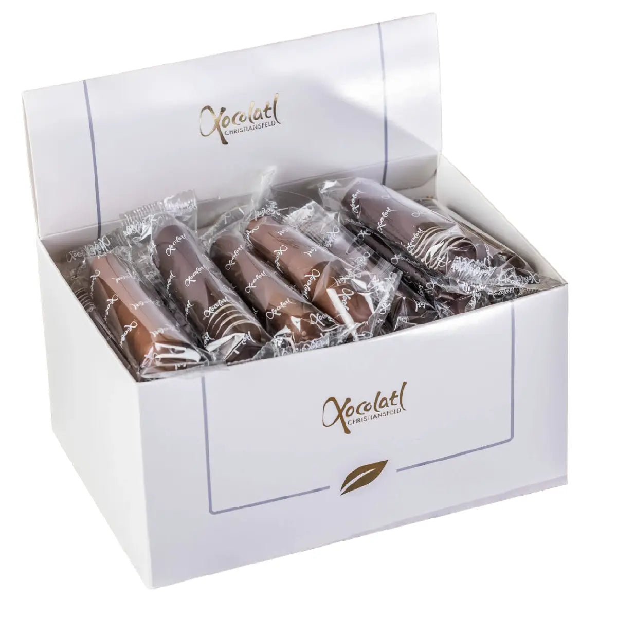 Xocolatl Marzipan Bar Flow Mix 35 g fyldt chokoladebar med marcipan