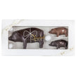 Xocolatl Piggy Family 150 g med marcipan hasselnødder og chokolade