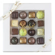 Xocolatl Premier Cru 16 chokoladeæske med 16 fyldte chokolader med mint, lakrids, saltkaramel, rom, orange og marcipan, 150 g
