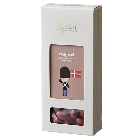Xocolatl Rødgrød med sprøde mandler, chokolade, jordbær, solbær og hindbær i pose med 90 g