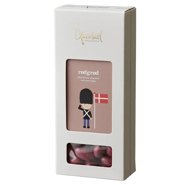 Xocolatl Rødgrød med sprøde mandler, chokolade, jordbær, solbær og hindbær i pose med 90 g