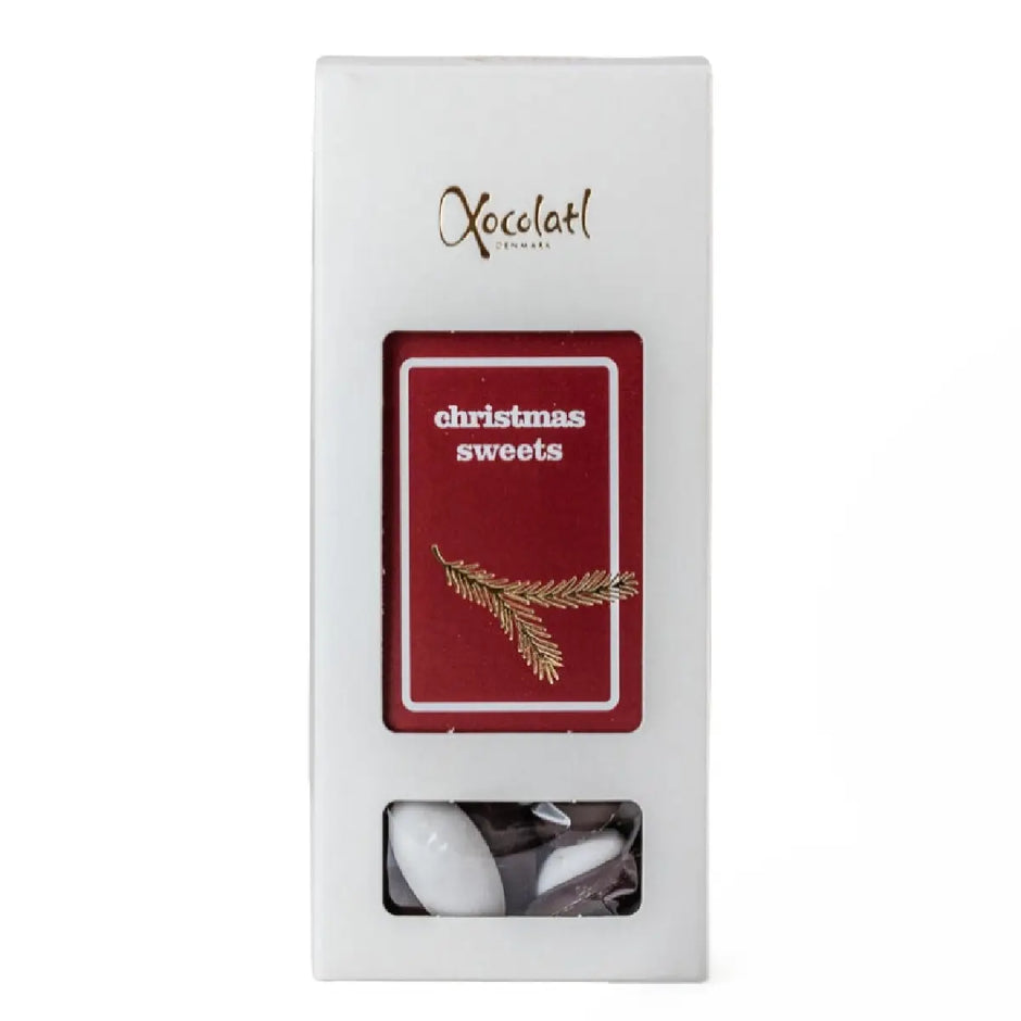 Xocolatl Sweets Red 80 g med mandler og mørk chokolade