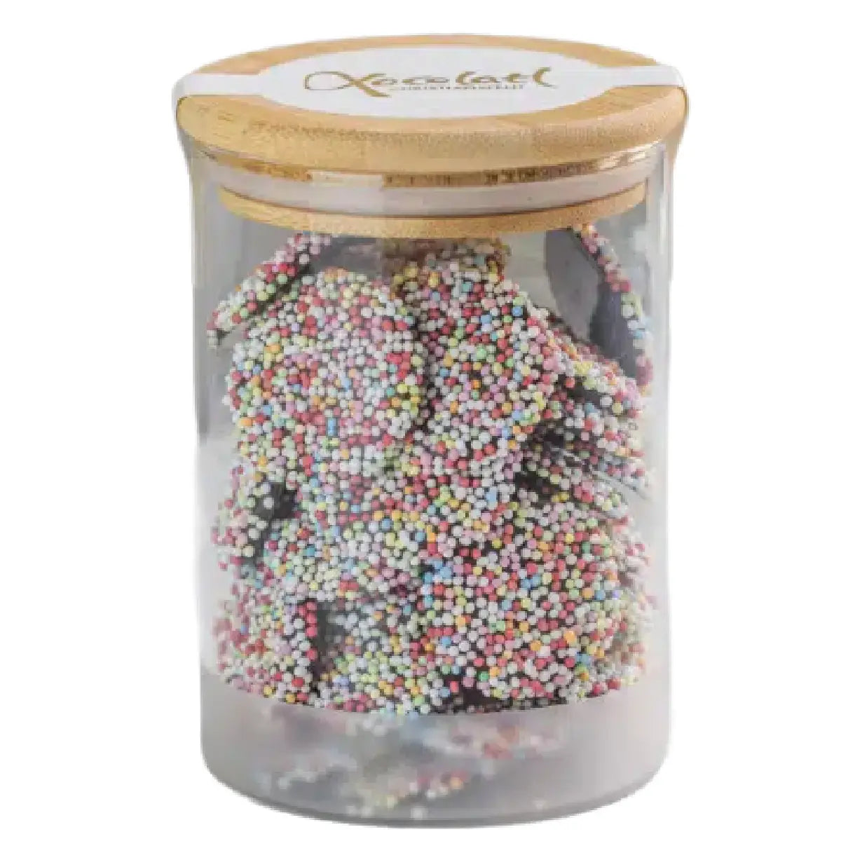 Xocolatl Token Glass 200 g fyldte chokolader med mørk chokolade og mint