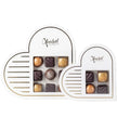 Xocolatl White Heart 9 90 g hjerteæske med fyldte chokolader