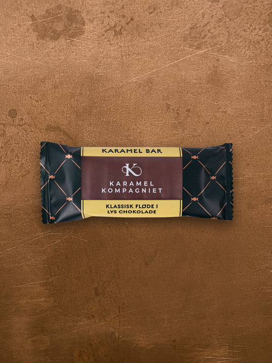 Karamel Kompagniet - Karamel Bar Fløde I Lys Chokolade