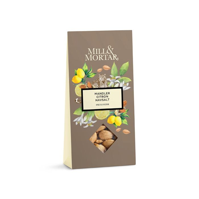 Mill & Mortar Mandler med Citron og Havsalt økologisk 100 g