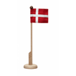Langkilde & Søn bordflagstang i egetræ med Dannebrogsflag 30 cm