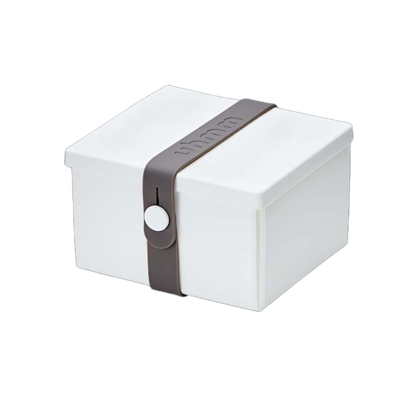 Uhmm - No. 2 Trasparent White Box & Dark Grey Strap