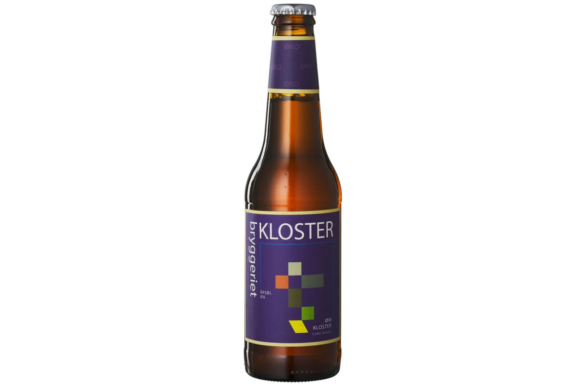 Klosterbryggeriet Årsøl IPA økologisk ale med citrus, grapefrugt og bitterhed, 33 cl