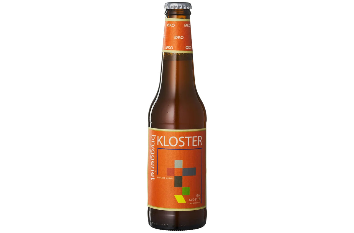 Klosterbryggeriet Klosterhumle økologisk øl med karamelmalt og humle, 33 cl