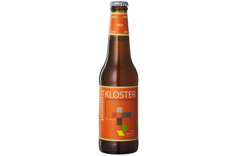 Klosterbryggeriet Klosterhumle økologisk øl med karamelmalt og humle, 33 cl
