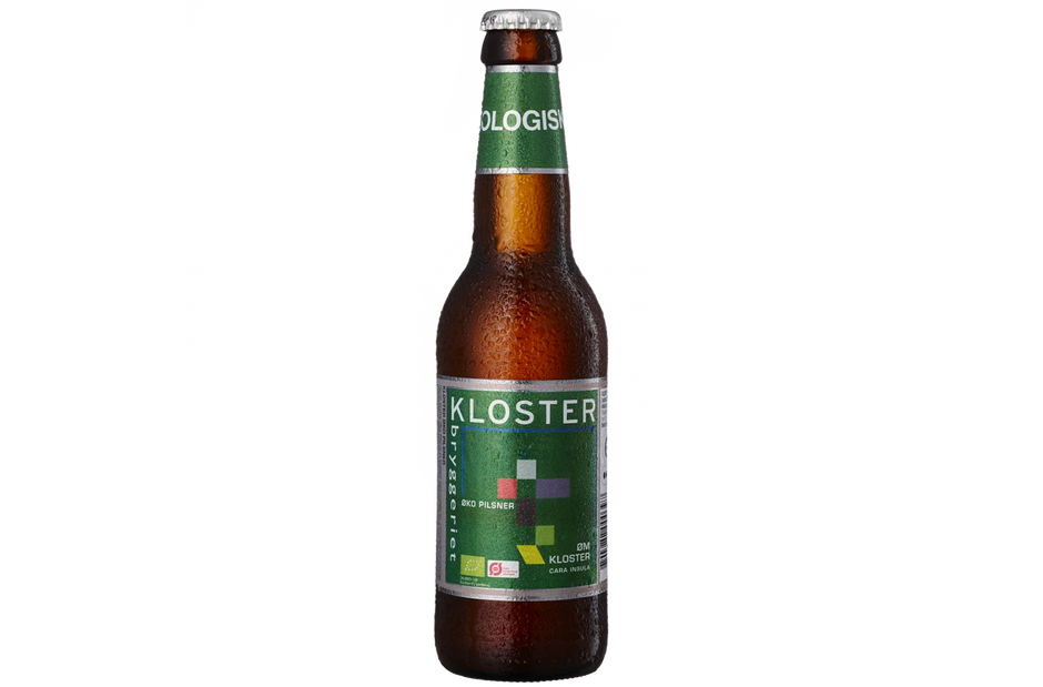 Klosterbryggeriet Økologisk Pilsner frisk økologisk pilsner med malt og humle, 33 cl