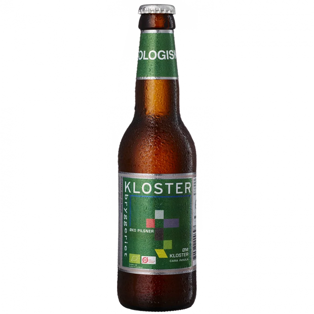 Klosterbryggeriet Økologisk Pilsner frisk økologisk pilsner med malt og humle, 33 cl