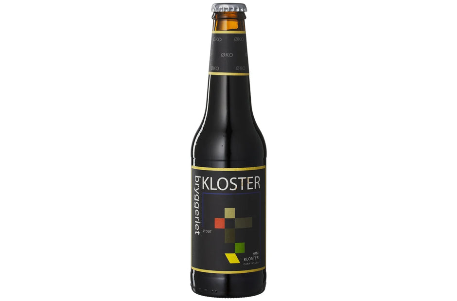 Klosterbryggeriet Kloster Stout økologisk mørk stout med lakridsrod, 33 cl